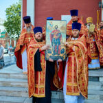 Крестный ход в день памяти святого мученика Иоанна Воина